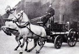 Horses pulling Fire Engine